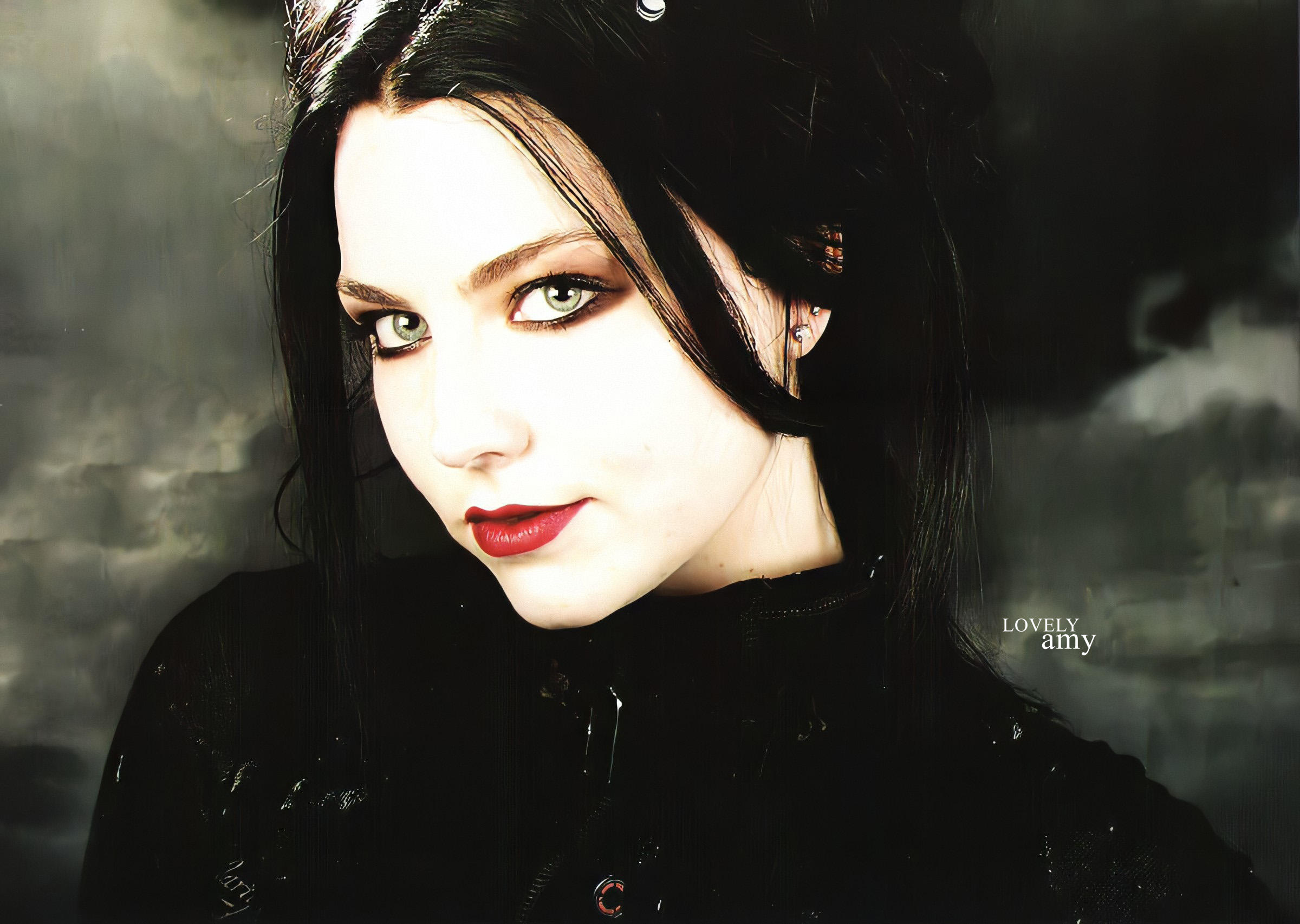 2400x1706
Keywords: amy lee;photoshoot;the open door;black and white;butterfly