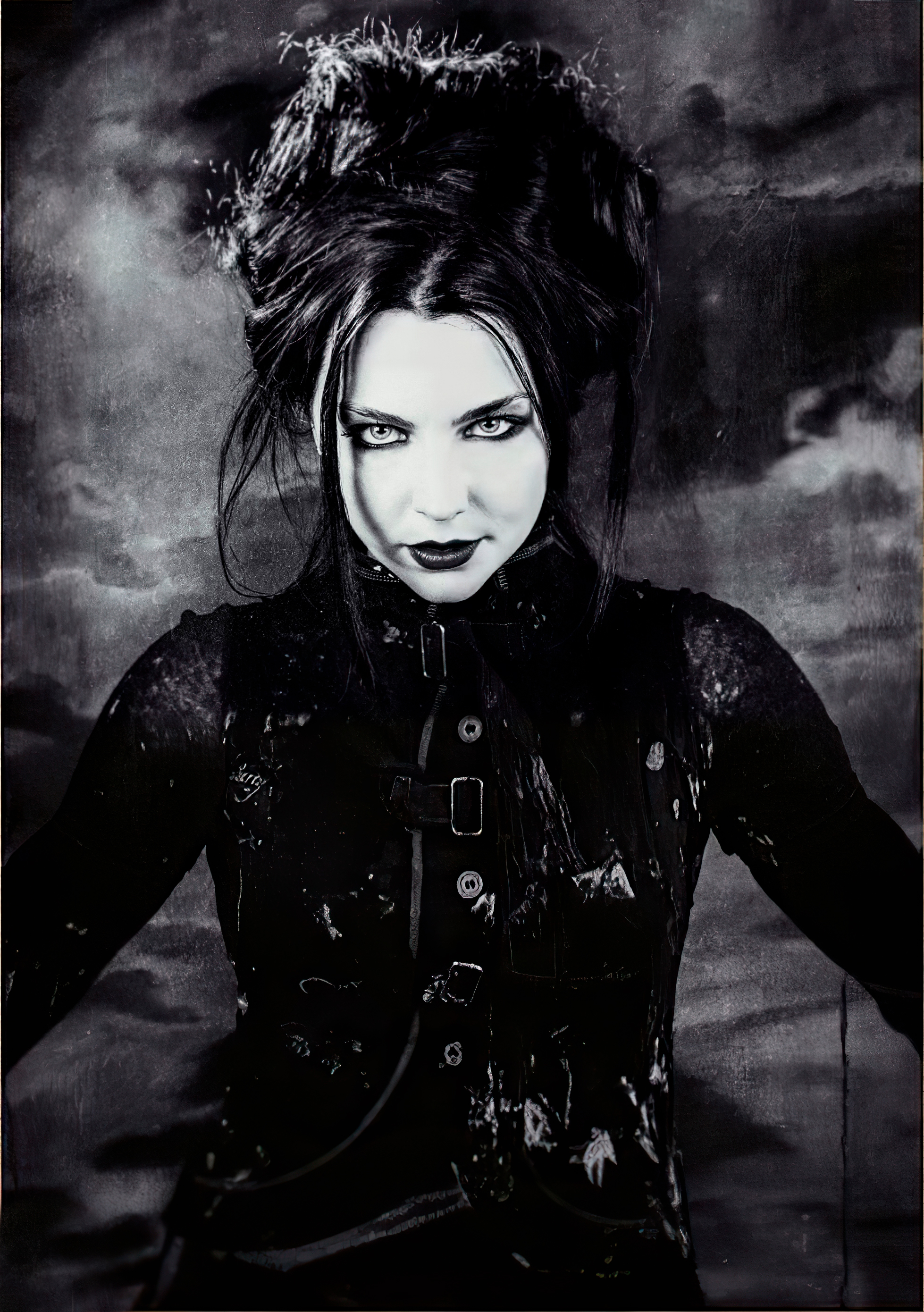1958x2780
Keywords: amy lee;photoshoot;the open door;black and white